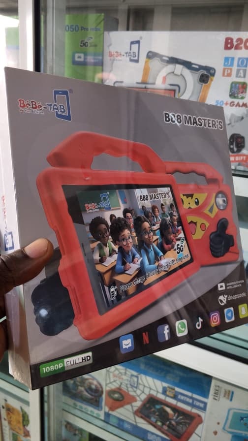 Bebe Kiddies tab, B88 Masters 8 inch screen, With Sim , 8g ram, 256g ROM , android os    