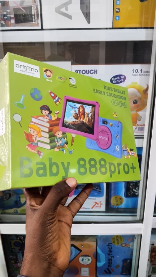 Origimo Kiddies tab, 10 inches screen, with sim , 8g ram, 256g ROM , androi os    