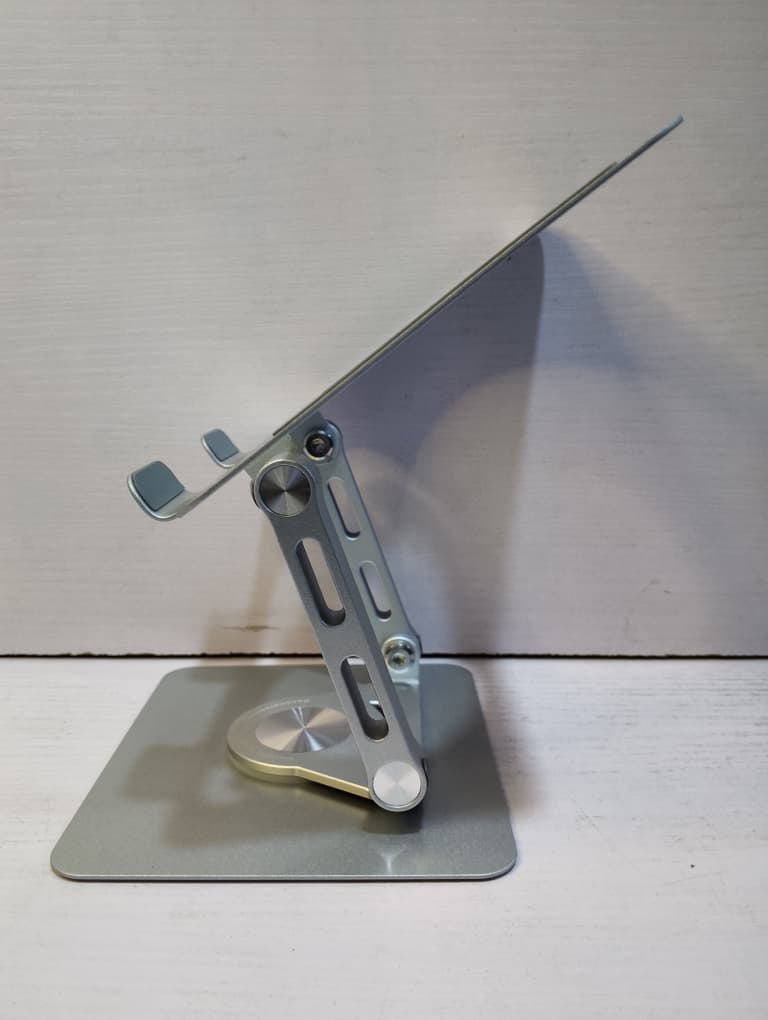 Adjustable tablet stand, with 360 rotation, without fan.